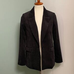 Banana Republic Black Corduroy Blazer